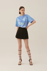 キルシービッグチェリー半袖Tシャツ／BIG CHERRY DYEING SHORT SLEEVE T-SHIRT[BLUE] (6695792640118)