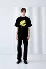 MELTING SMILE T-SHIRT BLACK (6566868648054)