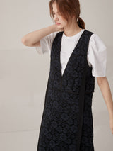 Blossom lace dress - Navy (6671618375798)