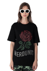 ラインストーンズ ローズ Tシャツ | RHINESTONES ROSE TEE (3960701780086)