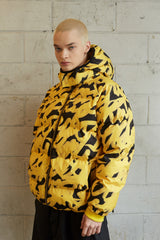 スワーリングロゴフーディーウェルロンパーカ/BSR2223FWJK002 SWIRLING LOGO  HOODIE WELLON PARKA YELLOW