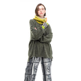 ダメージニット / Damage Knit Khaki