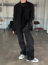 A Nock Deco Denim Pants (2color)