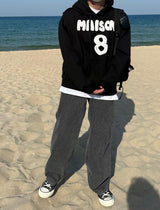 エイトルースフィットプリントフーディ / EIGHT LOOSEFIT PRINTING HOODY(4COLOR)