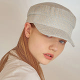andy marine cap - tweed light blue (6618133266550)