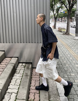 ノンフェードハーフデニムシャツ/No.9580 nonfade denim half NB