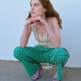 ジャカードバンディングパンツ / JACQUARD BANDING PANTS, GREEN