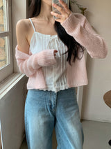 Blossom Mohair Wool Knit Cardigan (5color)