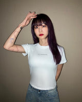 KILL THE ROMANCE CUBIC T-SHIRT WHITE (WOMAN)