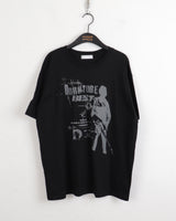 ボンツープリントオーバーフィット半袖Tシャツ