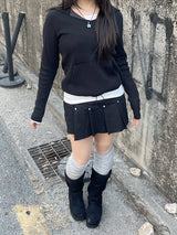 ミックスフードスウェットシャツ / Mixed hooded sweatshirt.