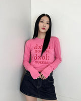 シーズンロゴセミウォーマークロップTシャツ