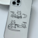 Happy Cat Rush around Phone Case 