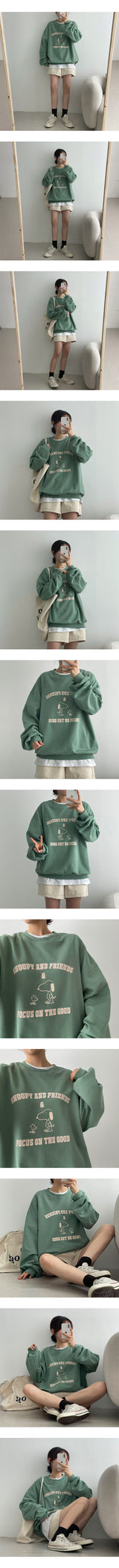 アンドスヌーピースウェットシャツ / Andsnoopy sweatshirt.