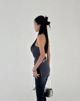 Tube Top Strap Mini Dress & Long T-shirt