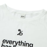 BEAUTY symbol long-sleeved T-Shirt (WHITE)