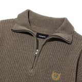 クレストハーフジップニット / CREST HALF ZIP KNIT