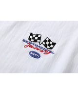 レーシングフラッグTシャツ/Racing Flag Tee (White)