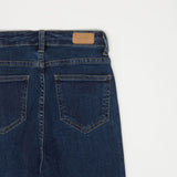 ハイウェストセミブーツカットスパンデックスデニムパンツ/HIGH WAIST SEMI BOOTSCUT SPANDEX DENIM PANTS [6861]