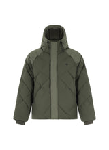 CORDURRA NYLON MIX HOODED DOWN PUFFER