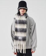 FRINGE STRIPE MUFFLER