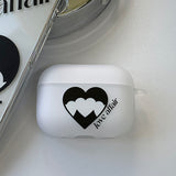 White - Love affair AirPods Case_matt