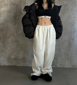 [UNISEX] Hooded oversized fit wellon padded coat