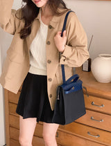 [SHOPPERMADE] Classic Half Trench Coat (2color)