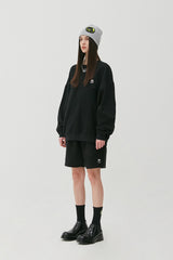 Reverse Bear Patch Shorts_Black (6684800974966)