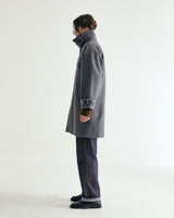 UNISEX WOOL RAGLAN HIDDEN COAT M - TWILL GRAY (6636060672118)