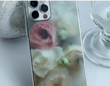 エモーショナルフラワーシルエットカラーローズフォーンハードケース / Emotional flower silhouette color rose phone hard case