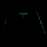 I FEAR NO EVIL LS TEE - BLACK (GLOW IN THE DARK) (6635535270006)
