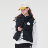 ドゥードゥルチェリーサークルロゴダウンベスト／DOODLE CHERRY CIRCLE LOGO PADDING VEST [NAVY]