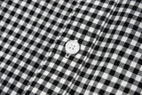 ギンガムチェックシャツS101/Gingham Check shirt S101 Black