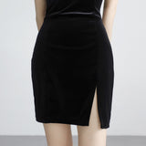 Osh velvet mini dress