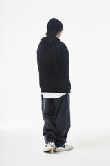 バギーデニムパンツ/MBSRCOPT102 MID90 BAGGY DENIM PANTS BLACK