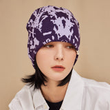 VA Spread Square Jacquard Beanie / Purple