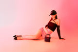 4ウェイマルチトリコットジャージスパンクロップチューブトップ/4-way multi tricot jersey span crop tube top (black)