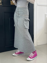 Cargoporket long skirt