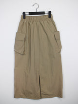 カーゴ バンディング ロングスカート / Cargo Banding Long Skirt (4color)
