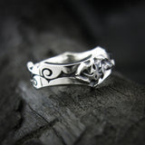 ルナBリングレットシルバーリング / LunarB Ringlet silver ring (4595748143222)