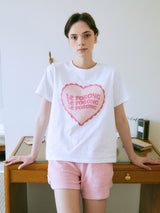サマーロマンスTシャツ/The Summer Romance T-shirt (White)