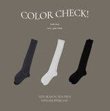 RA シースルーリブロングソックス(3color)