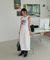 フォトスリーブレス/Photo sleeveless (3color)