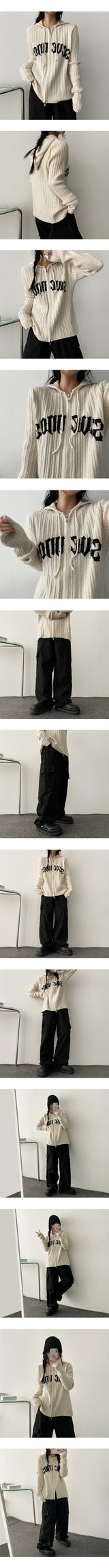 [Wide, jogger two way] Peta Tantan cargo wide pants