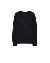WAFFLE FISHNET SWEATER BLACK (6691447144566)