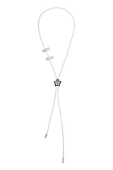 NO.482 [SILVER] STAR CODE LOCK NECKLACE