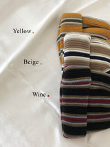 Retro color beanie 