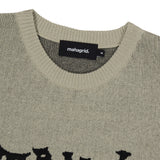 トライバルロゴ半袖ニット / TRIBAL LOGO HALF KNIT