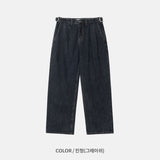LMN KIKO Bizo ツータックワイドデニムパンツ（4色）